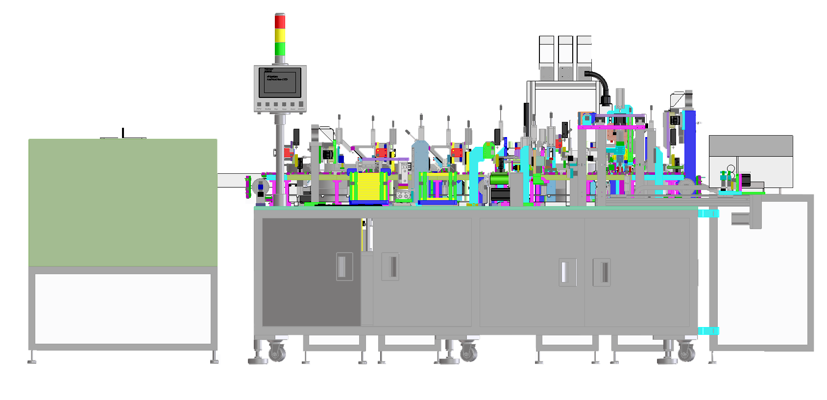 自動化組裝的工作流程的主要結(jié)構(gòu)，以及使用注意事項